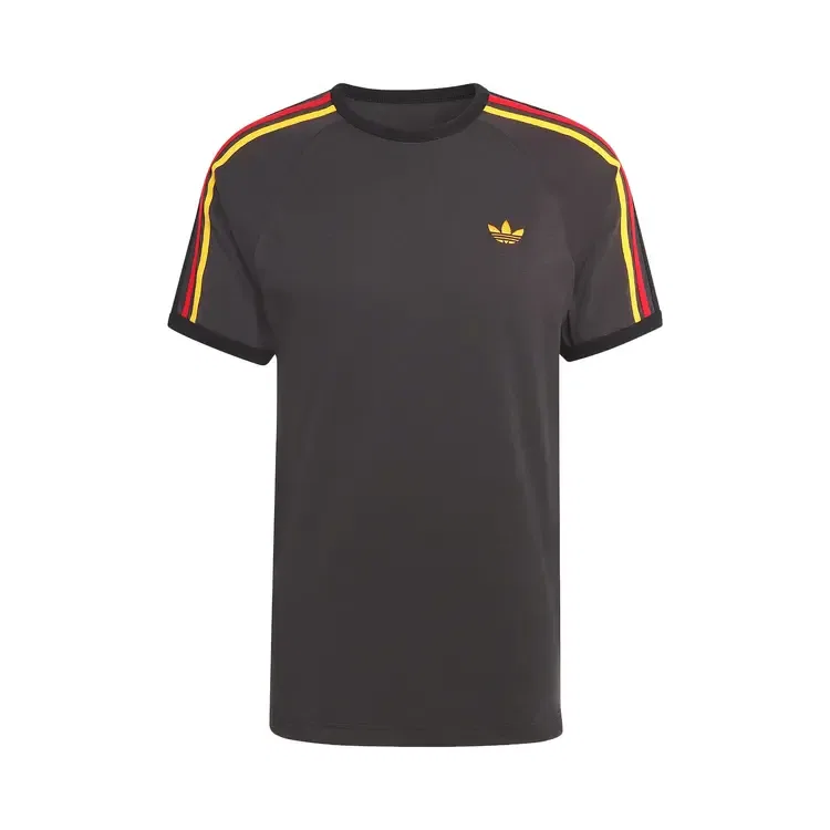 Футболка с тремя полосками Adidas Originals, черный