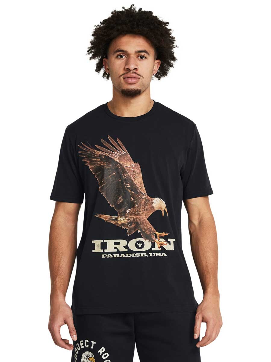 

Футболка Under Armour UA Pjt Rck Eagle Graphic SS, черный