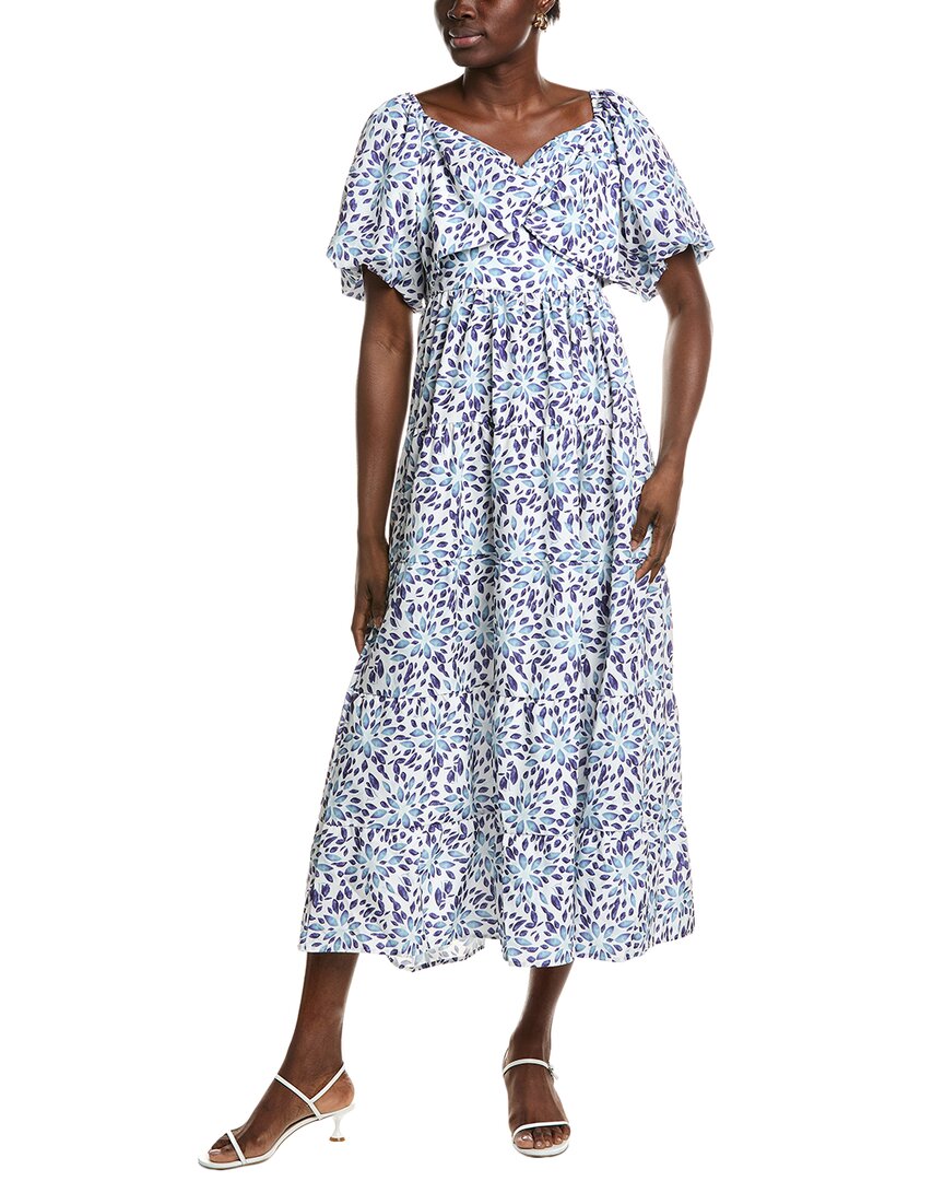 

Айппонелли Многослойное миди-платье IPPONELLI, синий