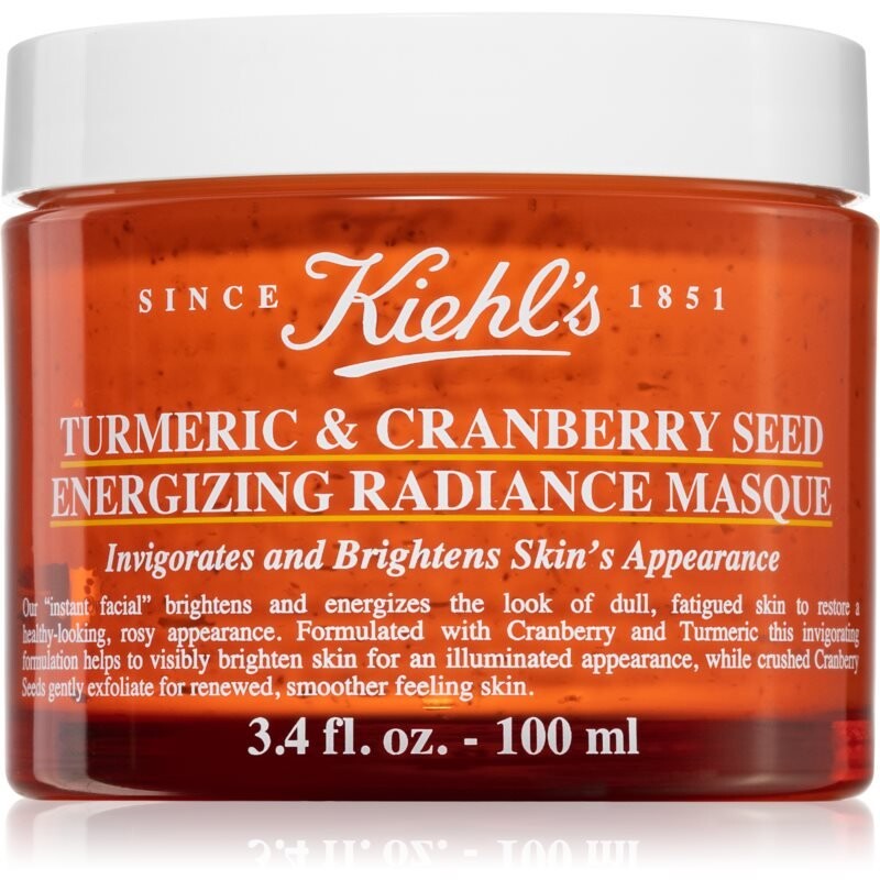 

Kiehl's Turmeric and Cranberry Seed Energizing Radiance Mask осветляющая маска для лица для всех типов кожи, даже чувствительной 100 мл