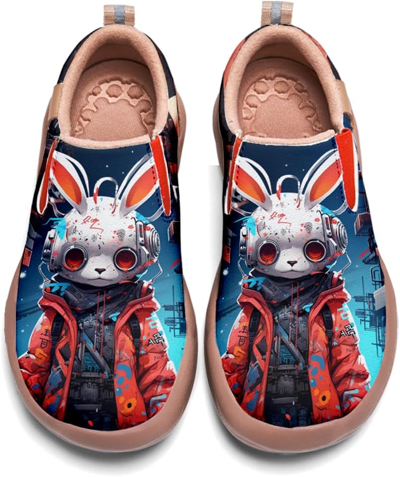 

Мужские повседневные лоферы для ходьбы, слипоны, легкие спортивные туфли, механический стиль, кроссовки с рисунком животных Onehorse, Mechanical Organisms - N18