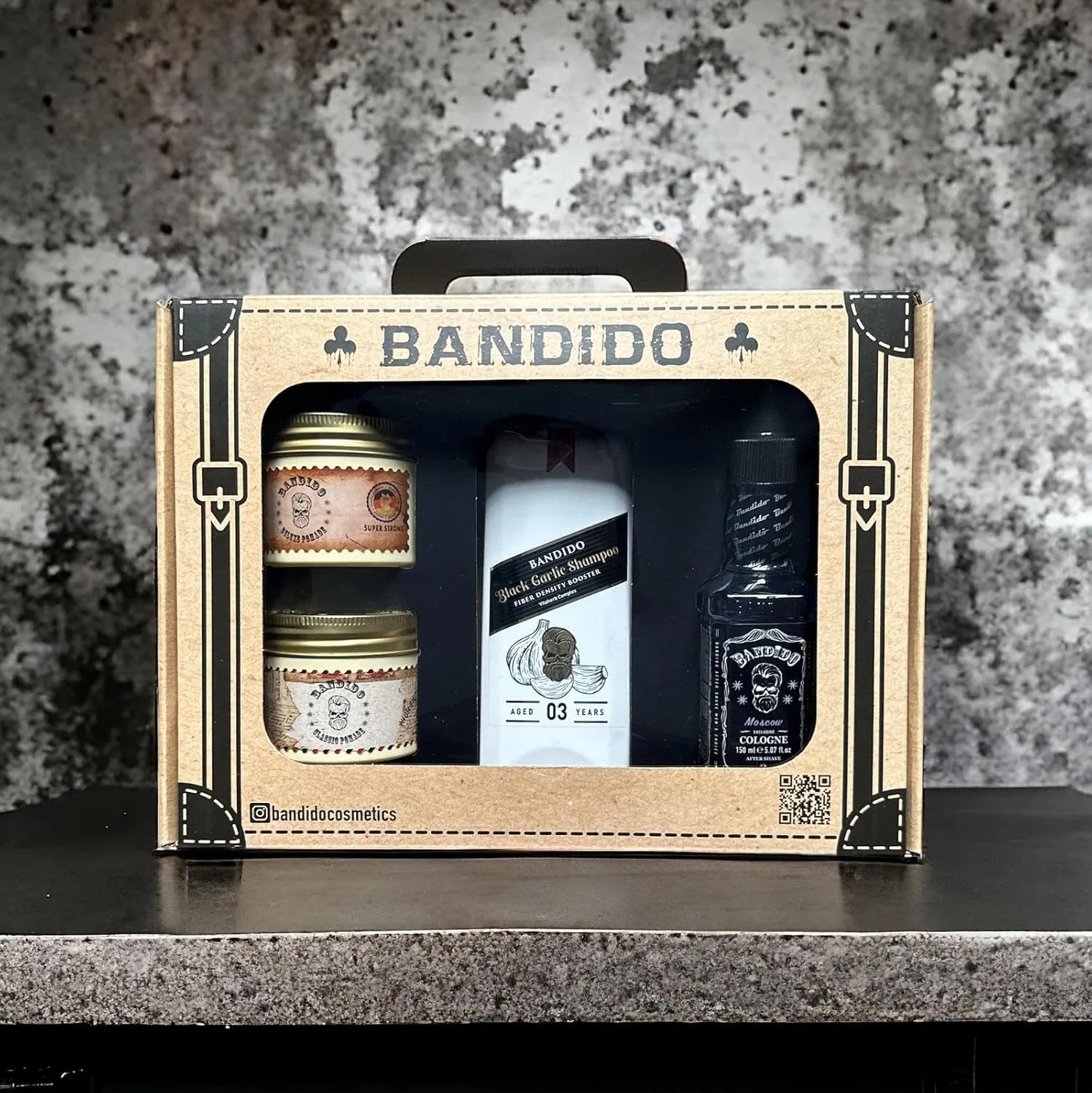 Мужской подарочный набор для ухода и стайлинга Bandido Care & Style, 4 предмета ‎Bandido — фото 2