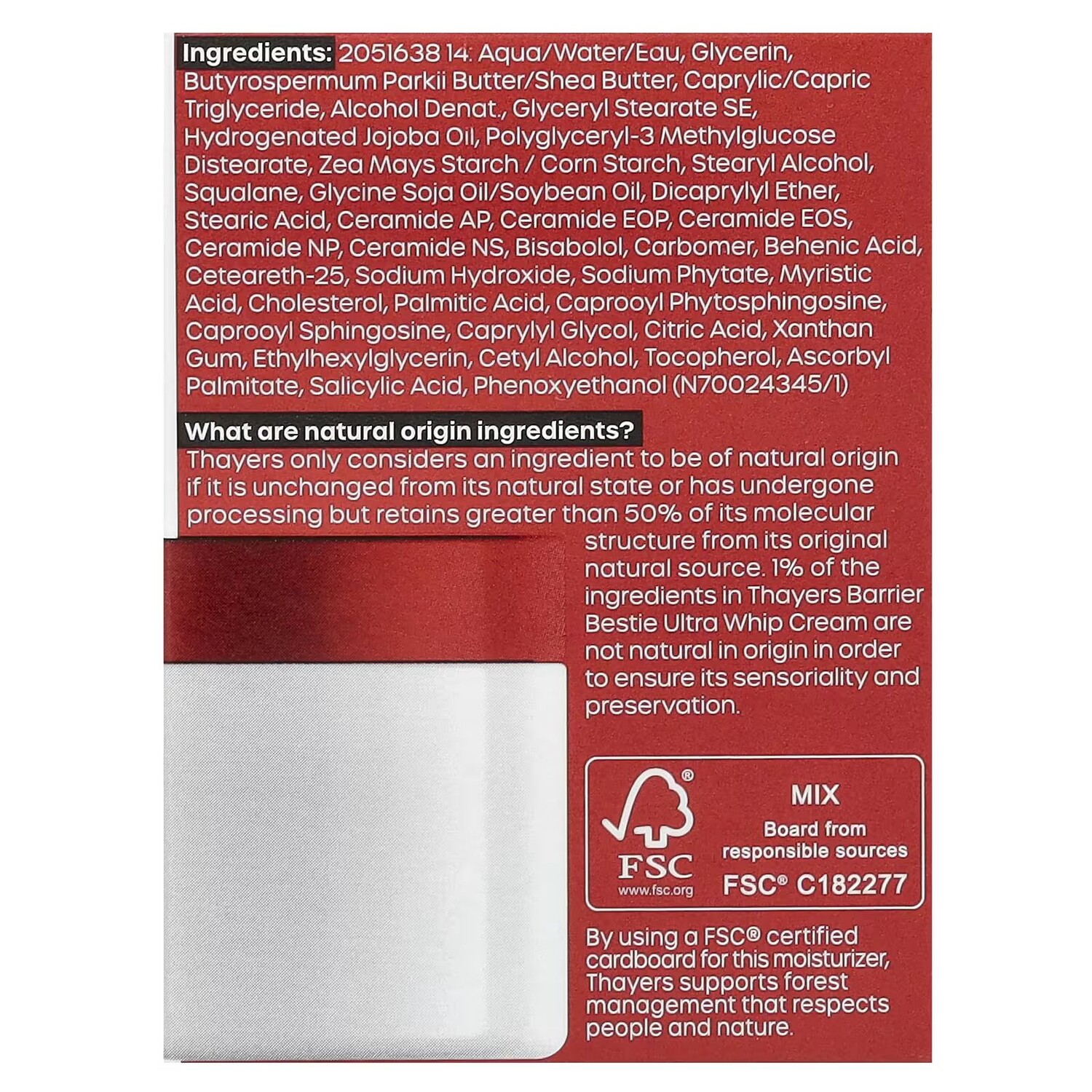 Взбитые сливки Barrier Bestie Ultra, без отдушек, 2 жидких унции (59 мл) Thayers — фото 3