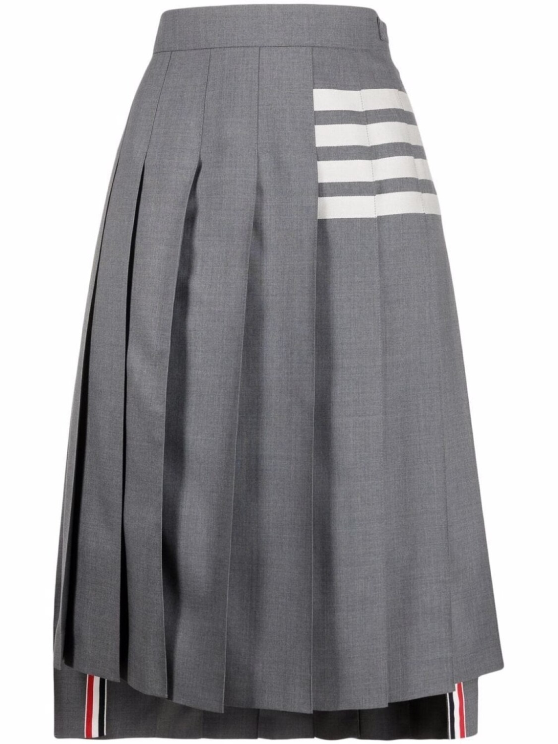 

Thom Browne плиссированная юбка, серый