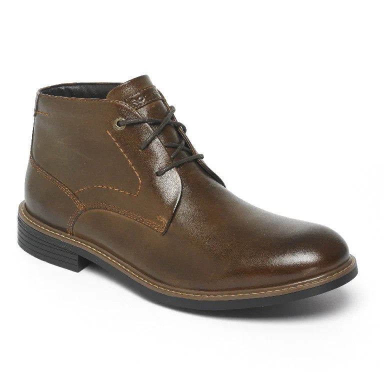 

Классические ботинки Rockport Break V81656 мужские темно-коричневые кожаные чакка