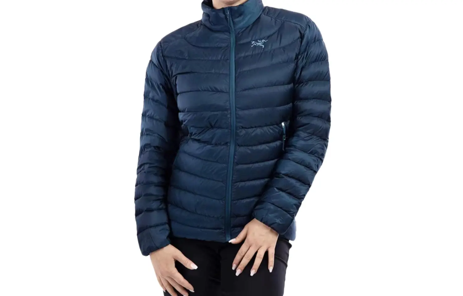 Женская зимняя пуховая куртка Cerium LT Arcteryx, тёмно-красная — фото 4