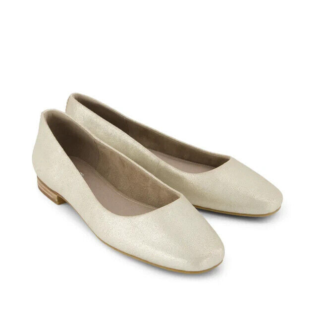 Балетки Toms Briella Женские US 12 Шампань Металлик, золотой