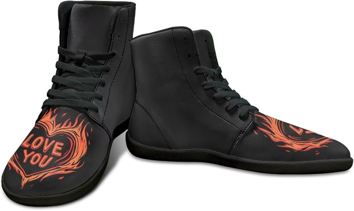 

Мужские кроссовки из искусственной кожи PU, широкий носок, для ходьбы, высокие повседневные туфли, противоскользящие, с нулевым перепадом, спортивные кроссовки для взрослых, размеры US 5-14 Qoiuvncy, Hot Love