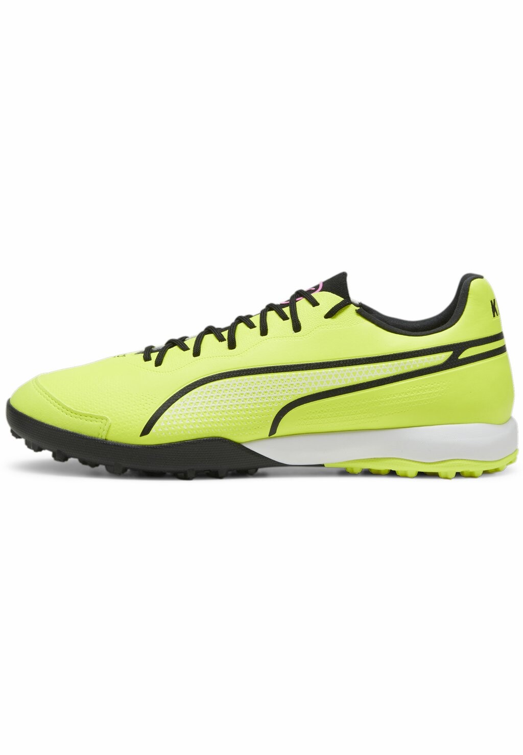 

Кроссовки для футзала с шипами King Pro Tt Puma, цвет electric lime black poison pink, Желтый, Кроссовки для футзала с шипами King Pro Tt Puma, цвет electric lime black poison pink