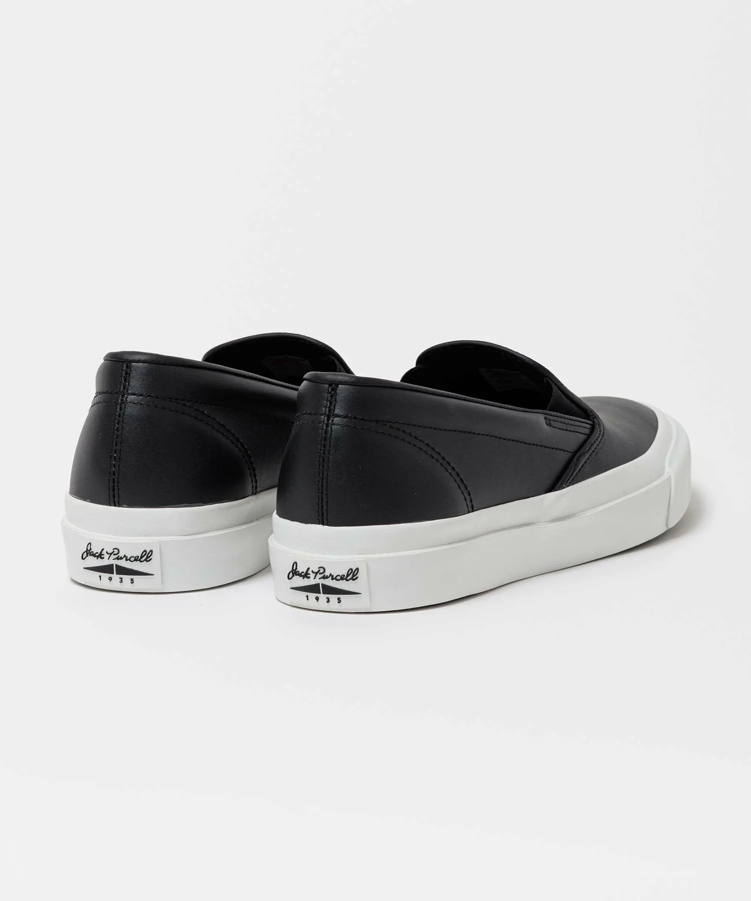 Кроссовки Мужские [Converse for Biotop] Jack Purcell 1935 Слипоны / BT Biotop, Black (01) — фото 4