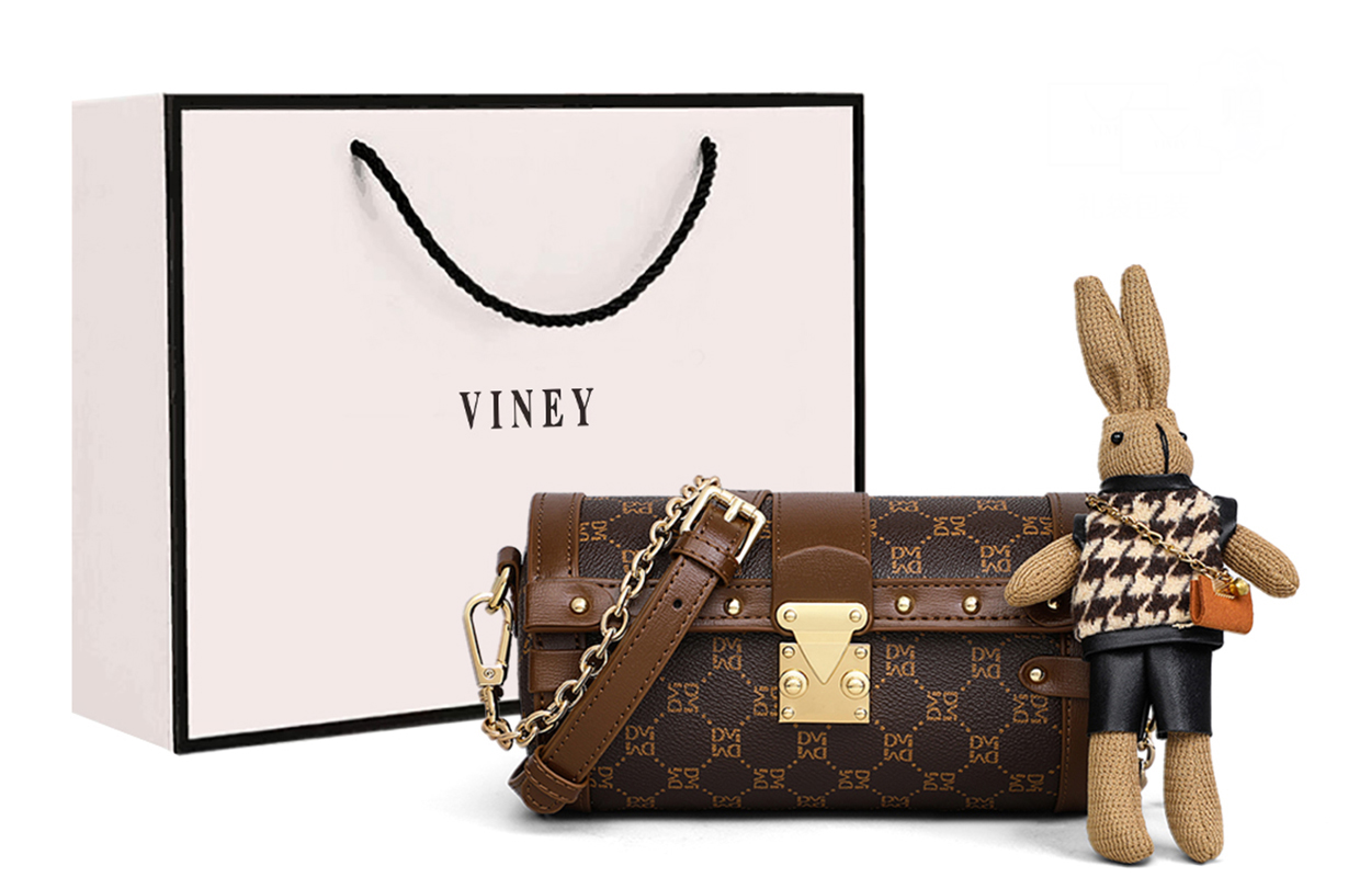 

Синтетическая кожаная плечевая сумка через плечо Trumpets Women's Coffee VINEY, V91307+Coffee