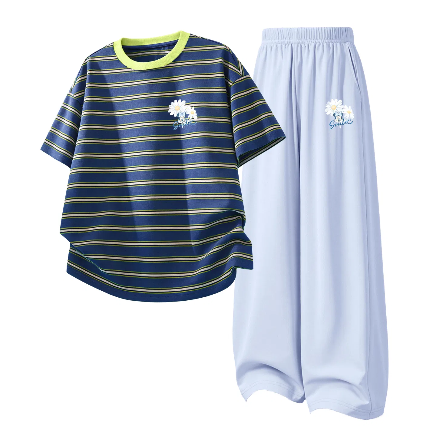 Детский спортивный костюм Disney Casual Sportswear 2 Piece Set, Dazzle Heart K Pink Brown и Mountain Gray — фото 4