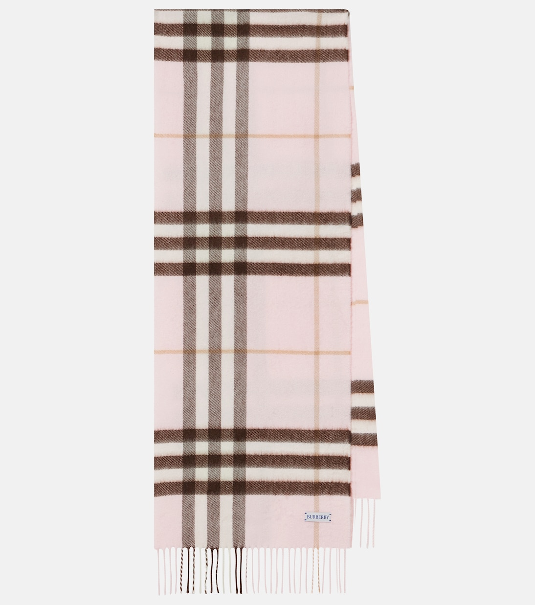 

Кашемировый шарф Giant Check Burberry, Bow Pink