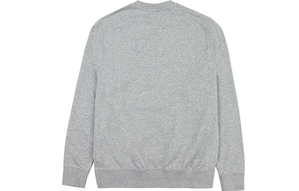 Толстовка men's sportswear club crw casual sport round necklong sleeve shirt men's grey Nike, серый — фото 2