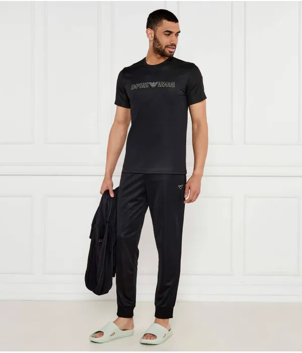 Спортивные штаны Regular fit Emporio Armani, черный — фото 2