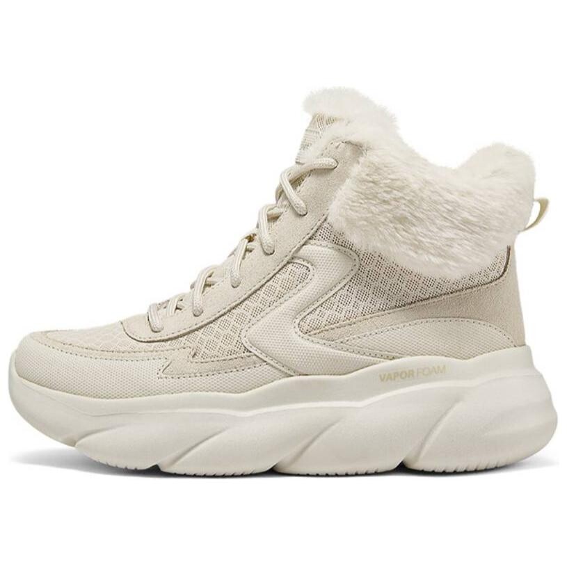 Зимние ботинки Skechers Modern Comfort на толстой подошве с мехом, белый