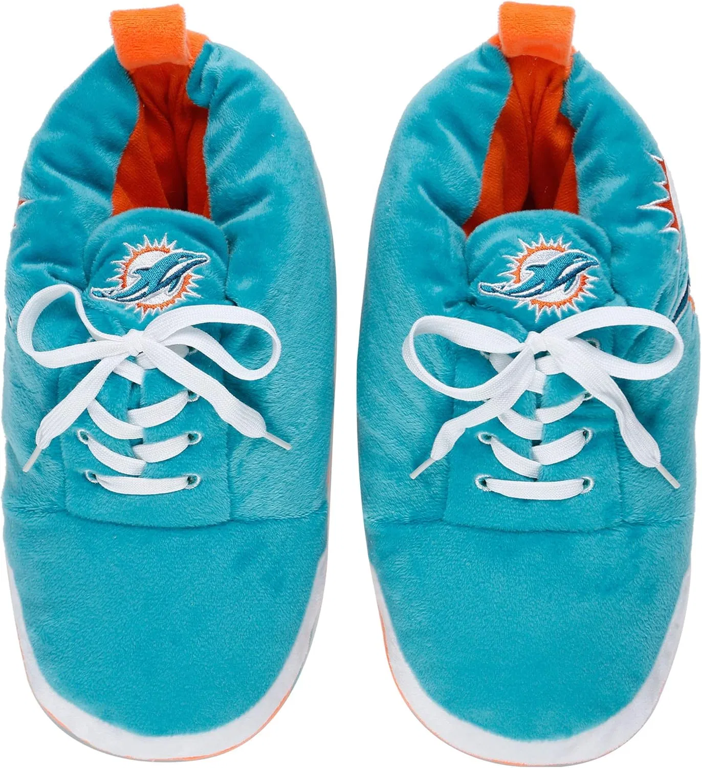 Мужские мягкие и удобные кроссовки-тапочки FOCO большого размера, Miami Dolphins — фото 3