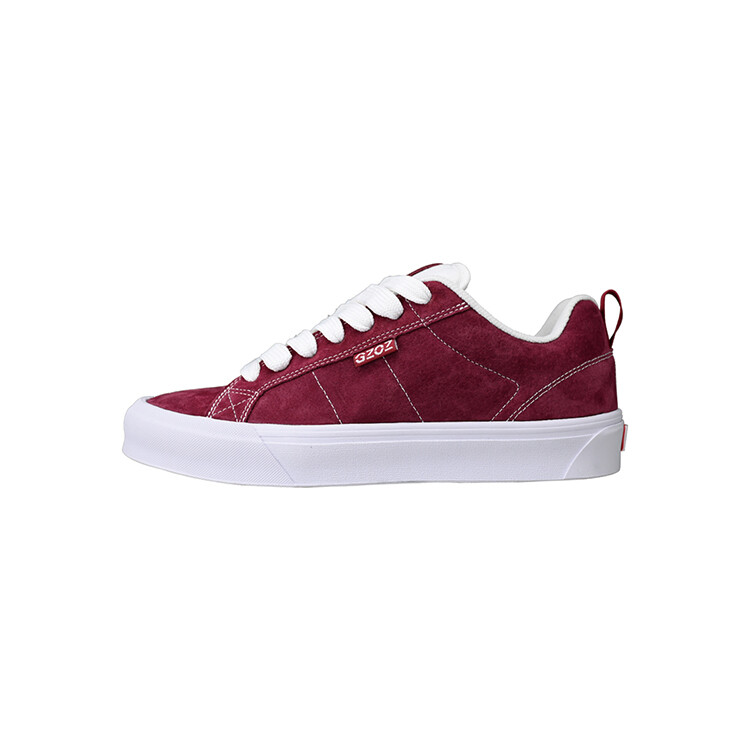 

Кроссовки GZOZ Skateboarding Shoes Unisex Low-top Burgundy, White, цвет Burgundy