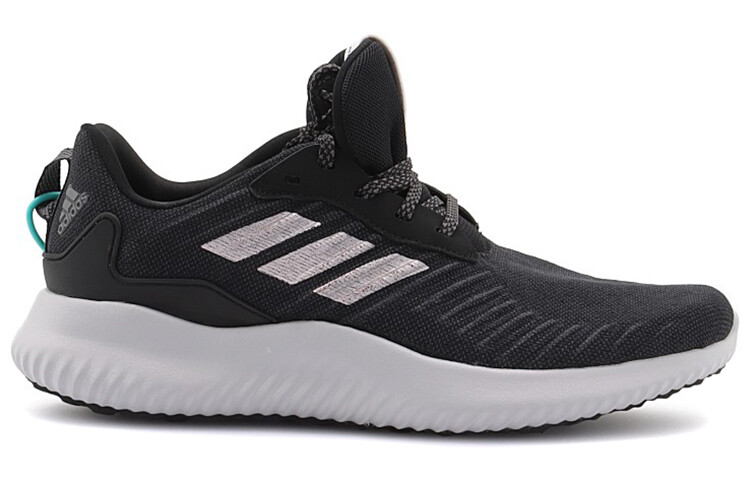 Кроссовки Alphabounce Rc для бега мужские с низким верхом, черные/серебристые/серые Adidas — фото 2