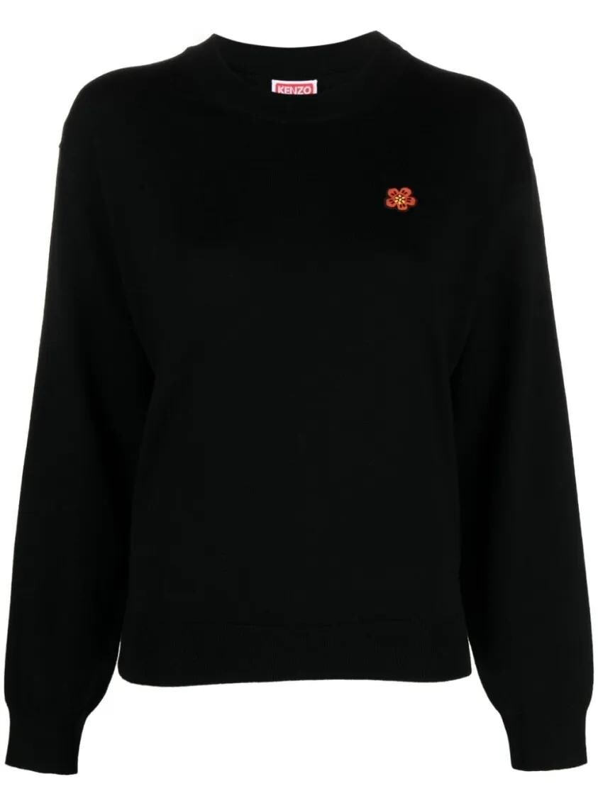 

Шерстяной свитер Kenzo, черный