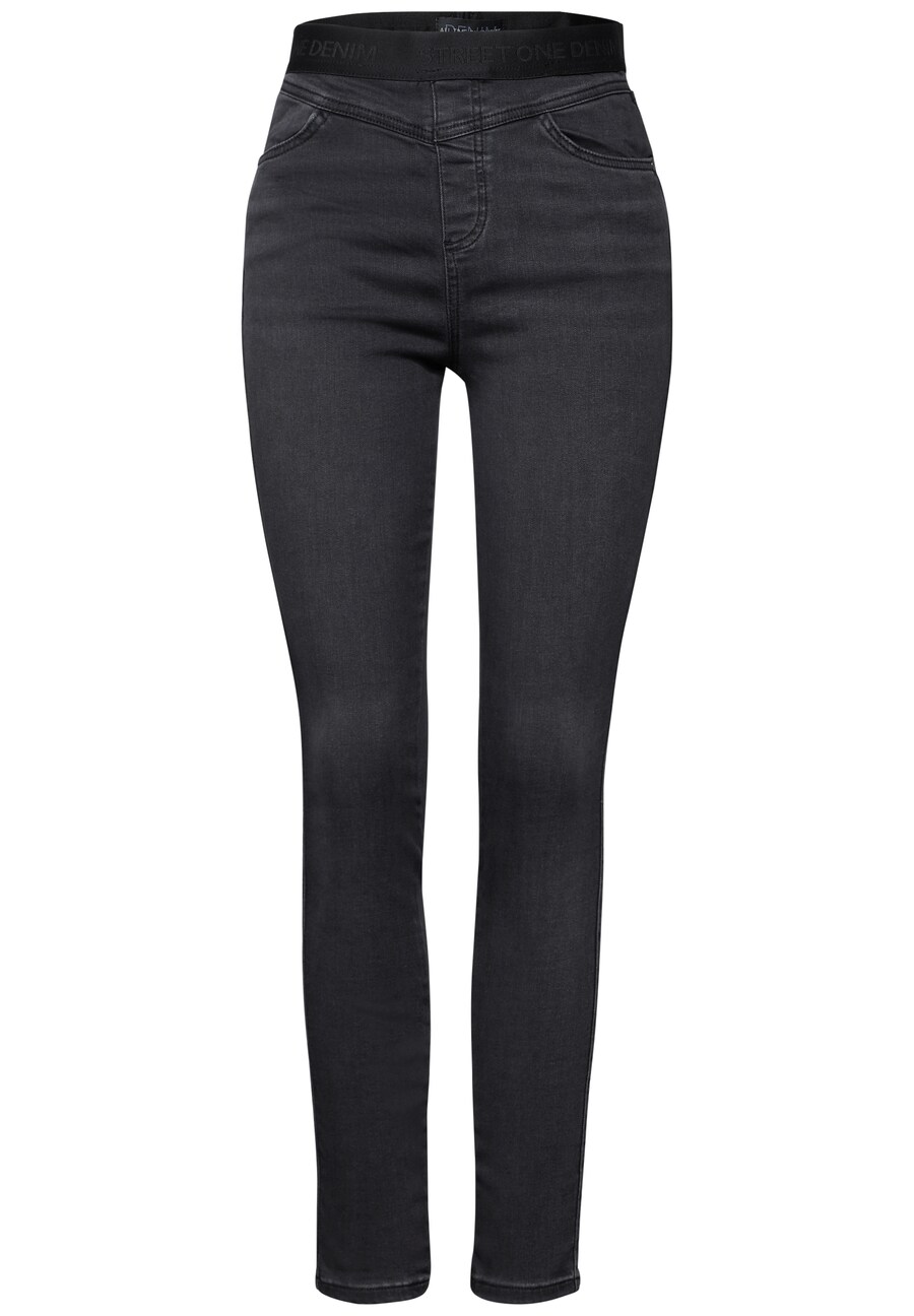 

Джеггинсы STREET ONE Skinny Jeggings, темно-серый