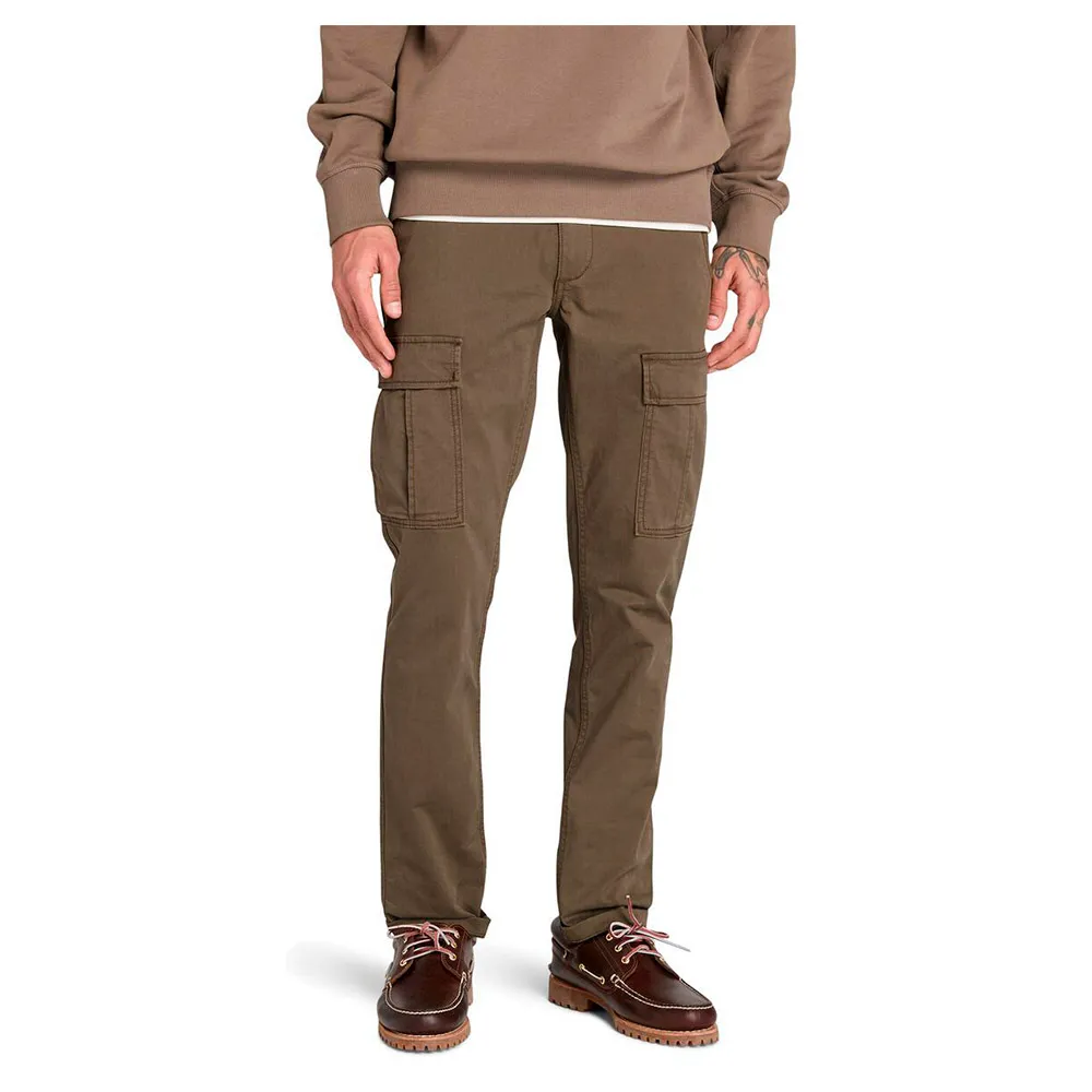 

Брюки карго Timberland Brookline Twill, коричневый