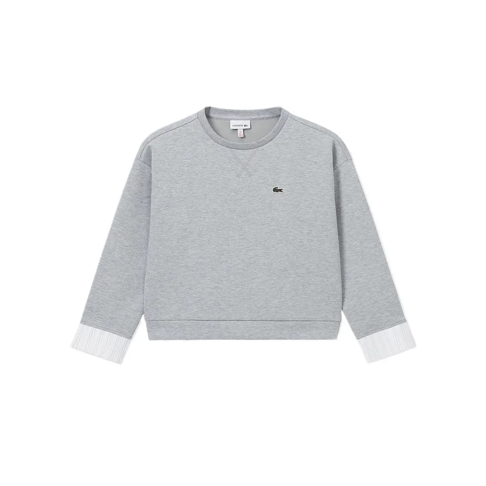 Свитшот детский для возраста 3-7 лет LACOSTE, серый