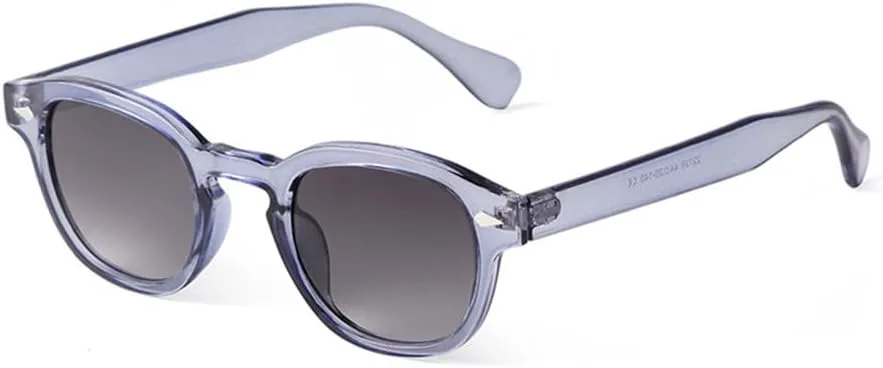 

Круглые солнцезащитные очки с градиентным синим покрытием для женщин и мужчин, для занятий спортом на открытом воздухе, бега и путешествий UYPTK, C13 Transparent Blue