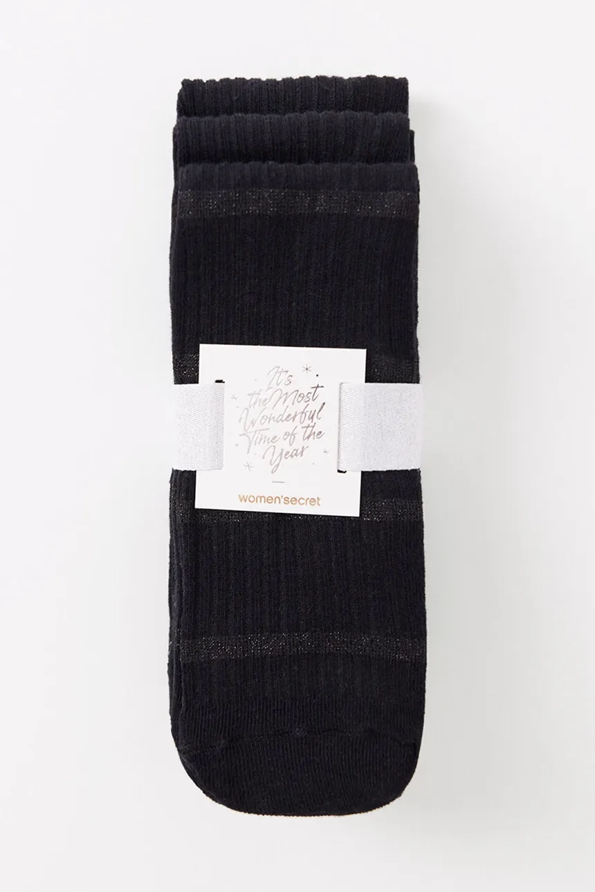 

Хлопковые носки GENERIC SOCKS PACKS, 3 шт women'secret, черный