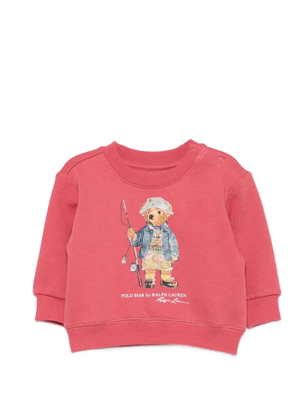Свитер с логотипом Polo Ralph Lauren Kids, красный