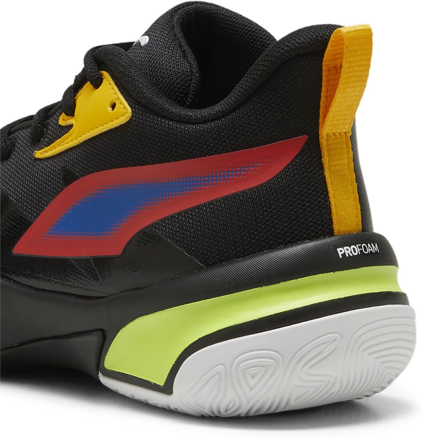 Кроссовки Puma Unisex-Child Genetics, красный/черный — фото 4