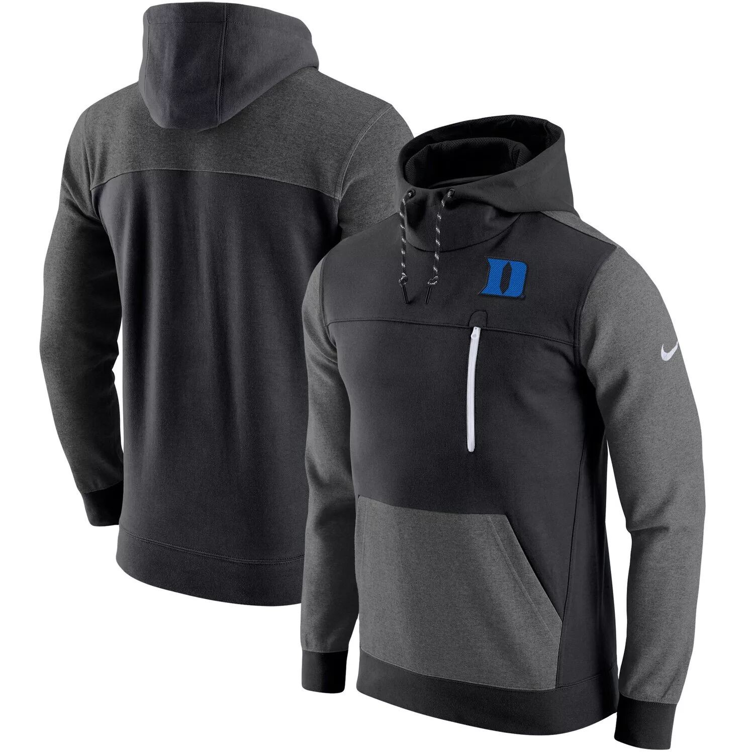 

Мужской черный пуловер с капюшоном Duke Blue Devils AV-15 2.0 Nike