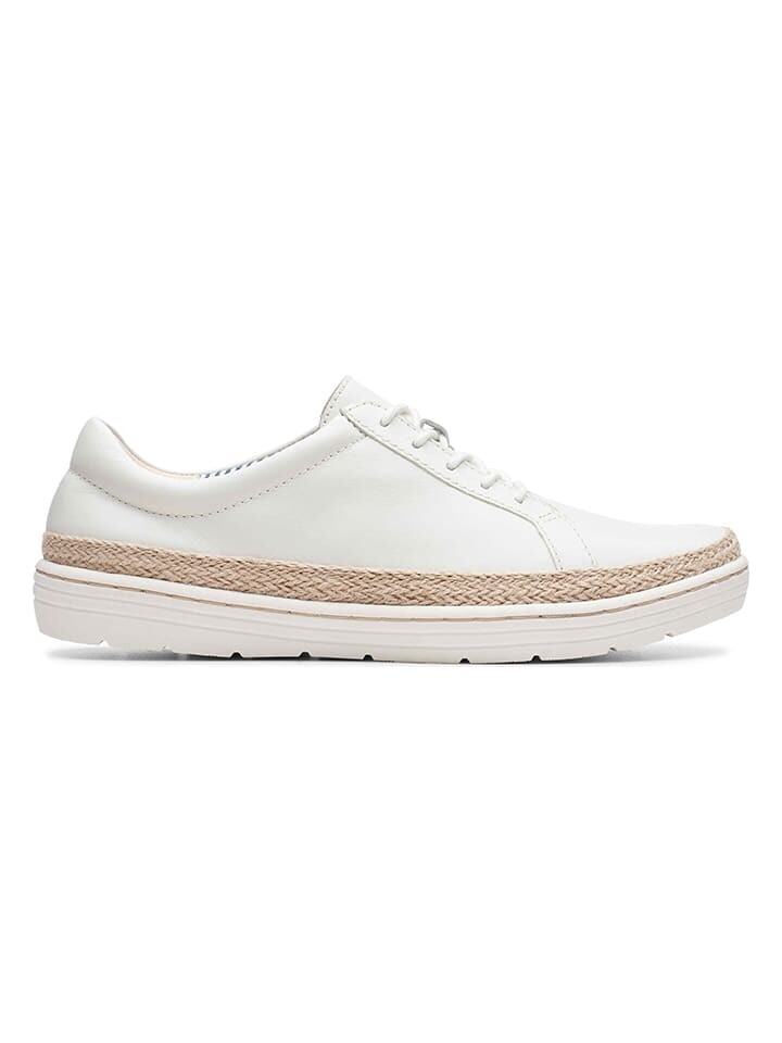 

Кроссовки на шнуровке Clarks, белый