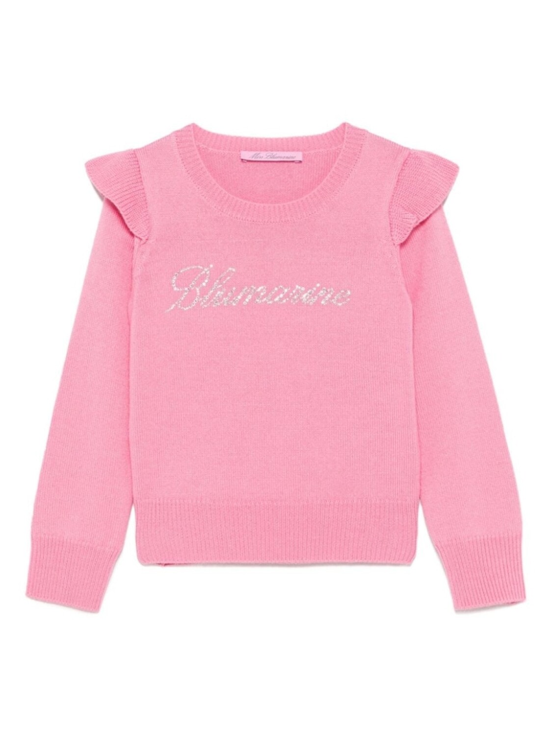

Свитер с логотипом Miss Blumarine, розовый