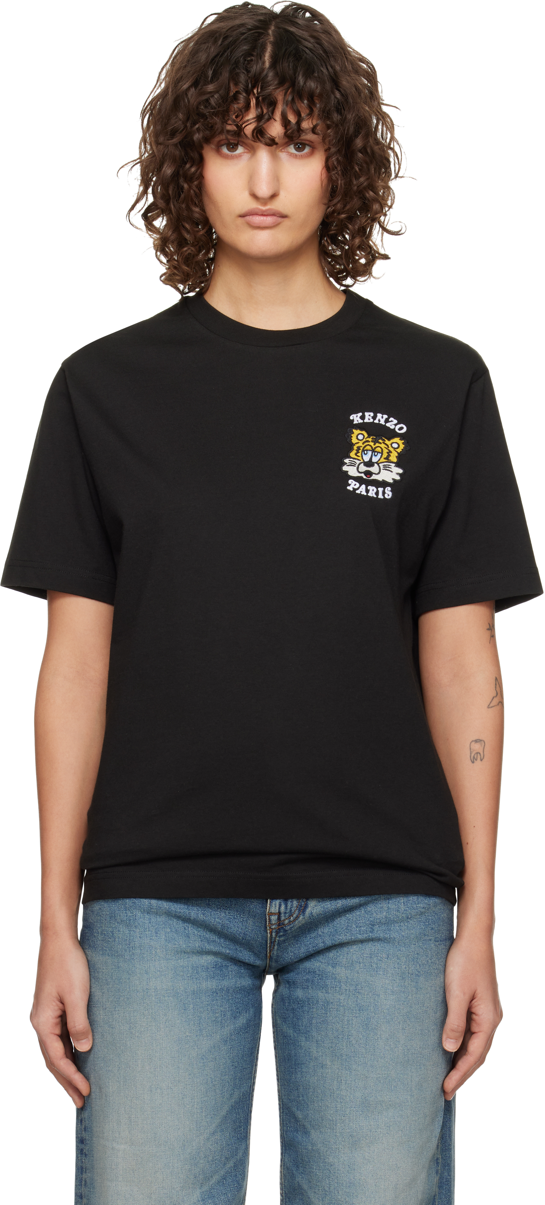 

Футболка с вышивкой Paris VERDY Edition Kenzo, черный