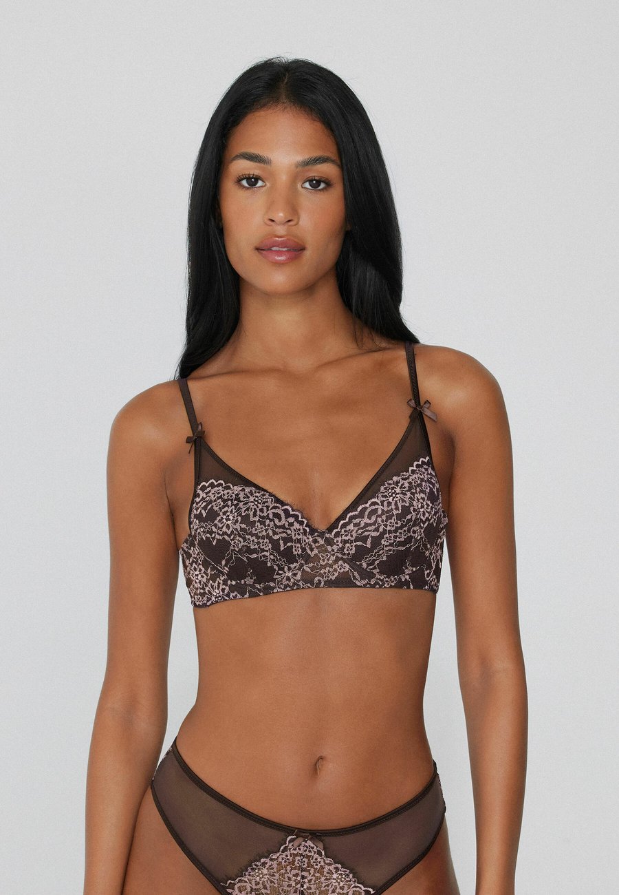 

Бюстгальтер Tezenis MIDNIGHT BLOOM, Pink/Mottled Dark Brown
