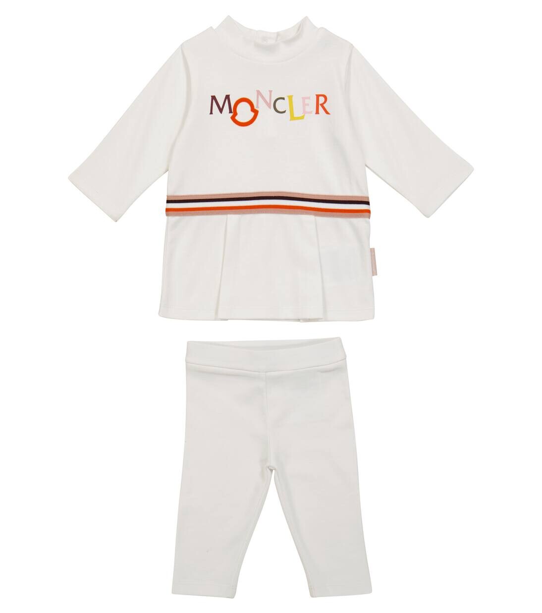 

Комплект из хлопкового топа и леггинсов для младенцев Moncler Enfant