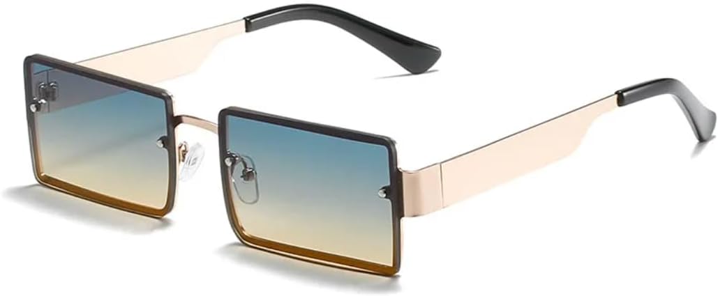 

Женские солнцезащитные очки, модные мужские металлические солнцезащитные очки, классические винтажные очки с защитой от УФ-излучения UV400 для активного отдыха TKKTLLT, C3