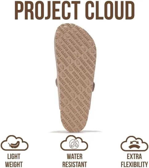 Мужские сабо Project Cloud - 100% натуральная кожа полного зерна, с мягкой подошвой из памяти формы и поддержкой свода стопы, натуральная пробковая стелька - нескользящие домашние тапочки для мужчин (Бруклин) — фото 4