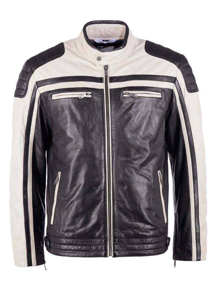 

Кожаная куртка JCC 3102170, цвет black beige, Черный, Кожаная куртка JCC 3102170, цвет black beige