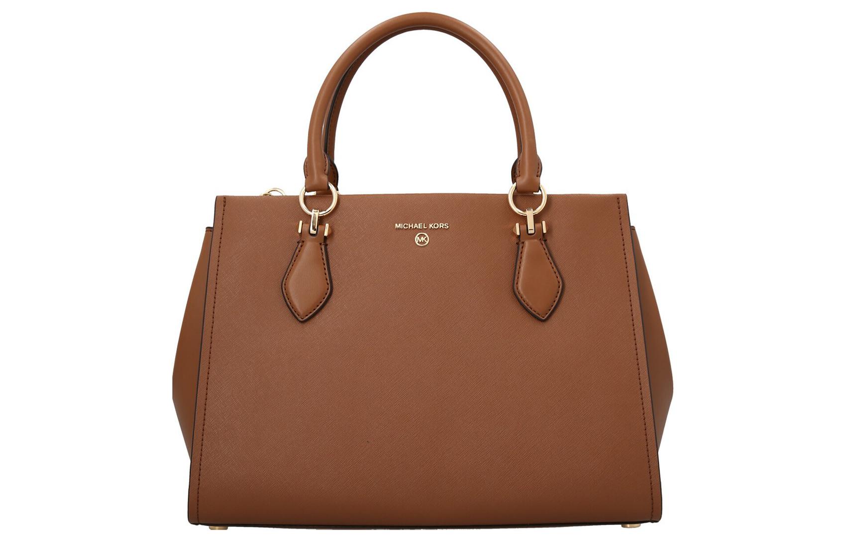 

MICHAEL KORS Кожаная сумка через плечо, женская, коричневая