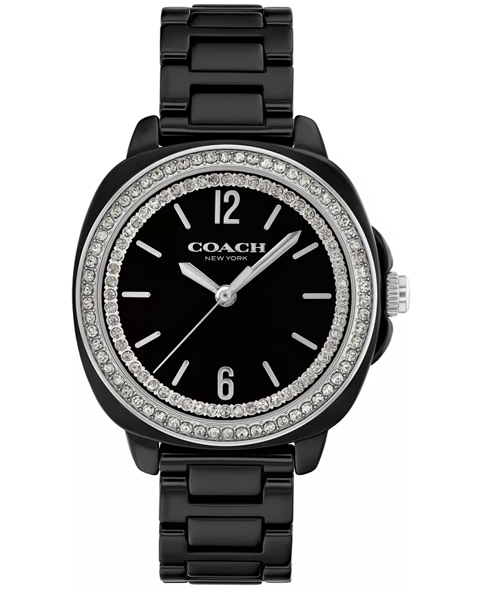 

Женские часы Kitt Black Ceramic с браслетом, 34mm Coach