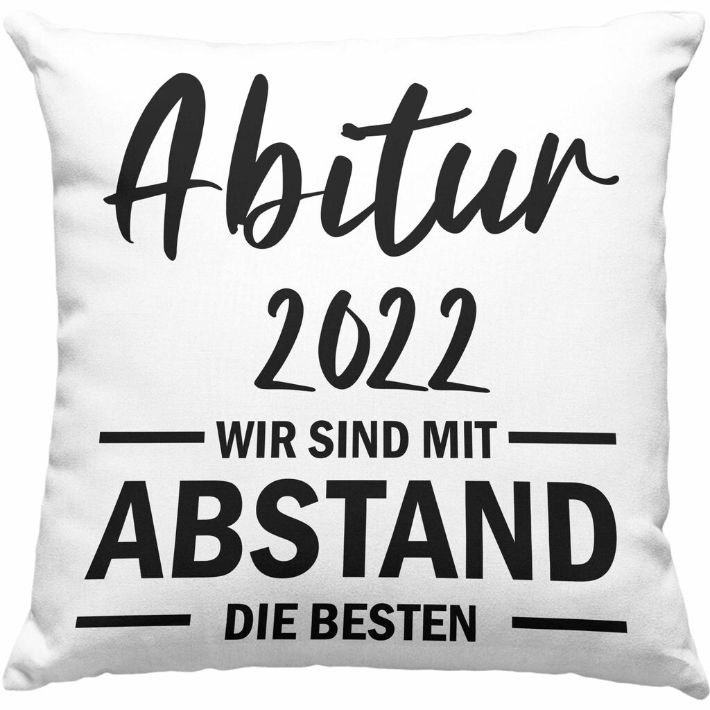 

Тенденция - Abitur 2022 Passed Gift Декоративная подушка с наполнителем 40x40 на расстоянии Идея подарка Passed Abitur (синий) Trendation