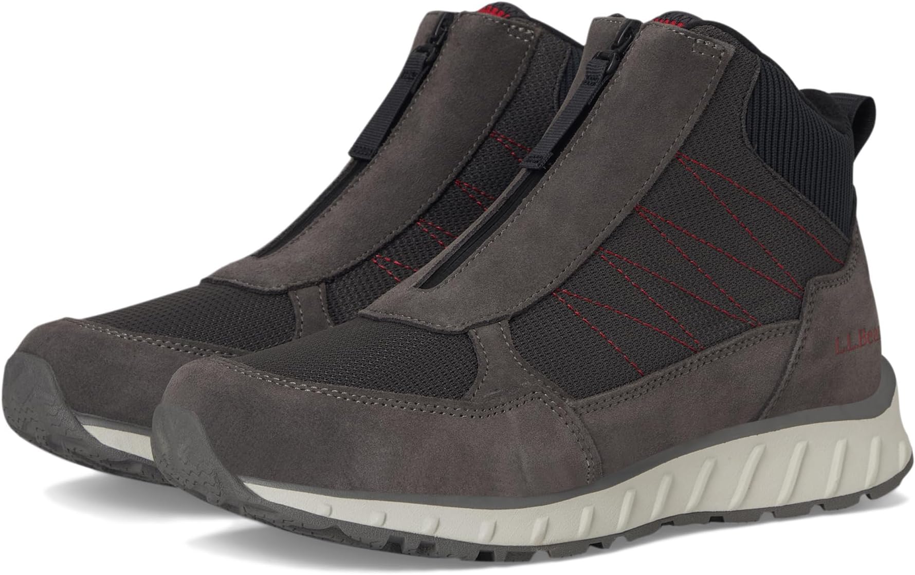 

Ботинки L.L.Bean Men's Snow Sneakers Waterproof Insulated Zip Front, Graphite/Darkest Grey