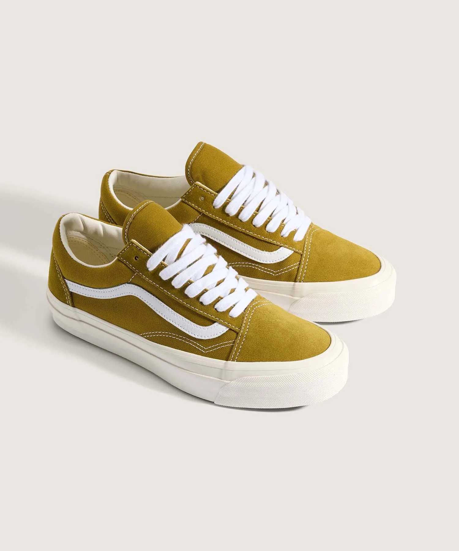 Унисекс кеды из канваса VANS Old Skool Khaki Brown — фото 2