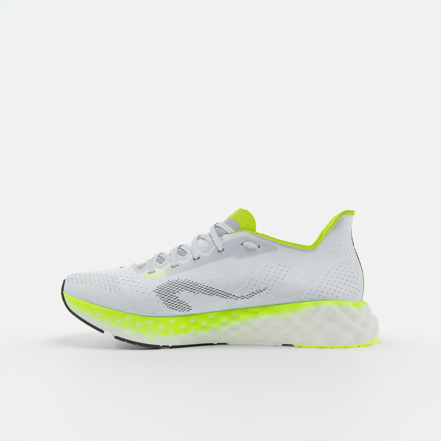 Мужские кроссовки KIPRUN KS900 Light - Серый/Желтый Kiprun — фото 3