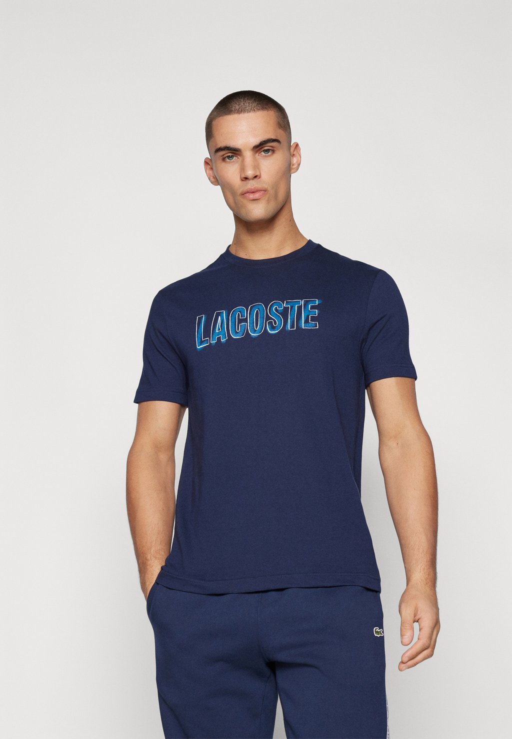 

Спортивная футболка GRAPHIC Lacoste Sport, темно-синий
