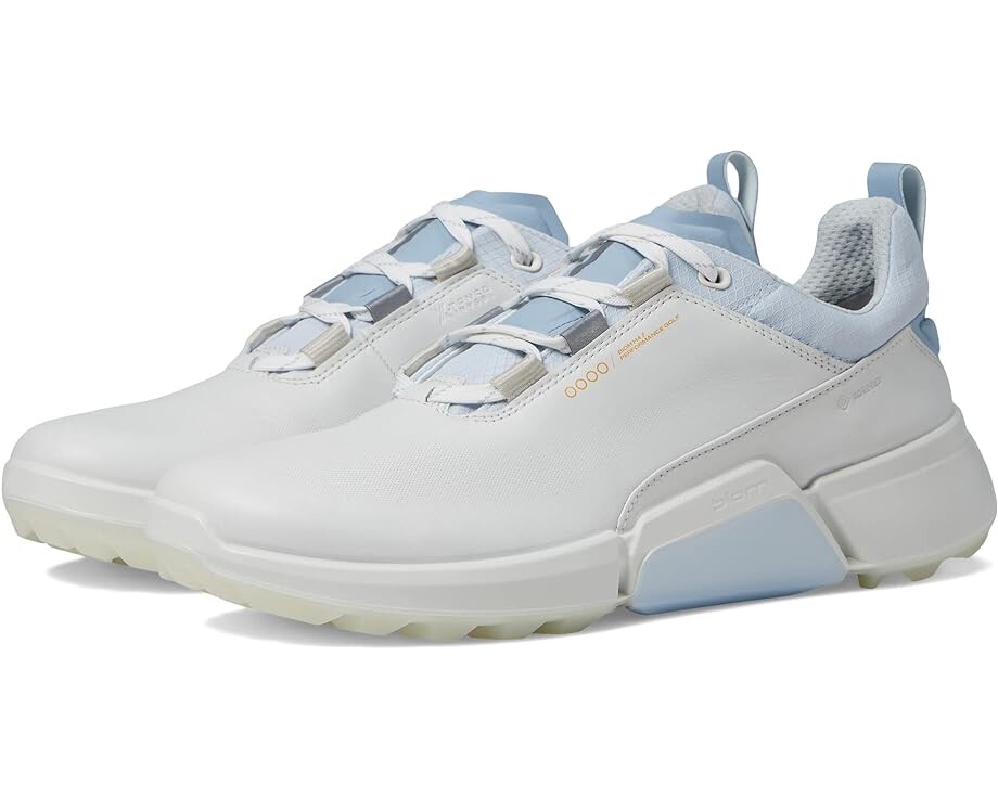 

Кроссовки ECCO Golf Biom H4 GORE-TEX Waterproof Golf Hybrid Golf Shoes, цвет White/Air Steer Leather/Textile