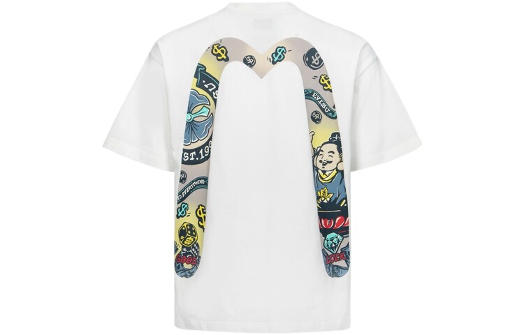 

Футболка Godhead Daicock из хлопка Evisu, цвет Apricot