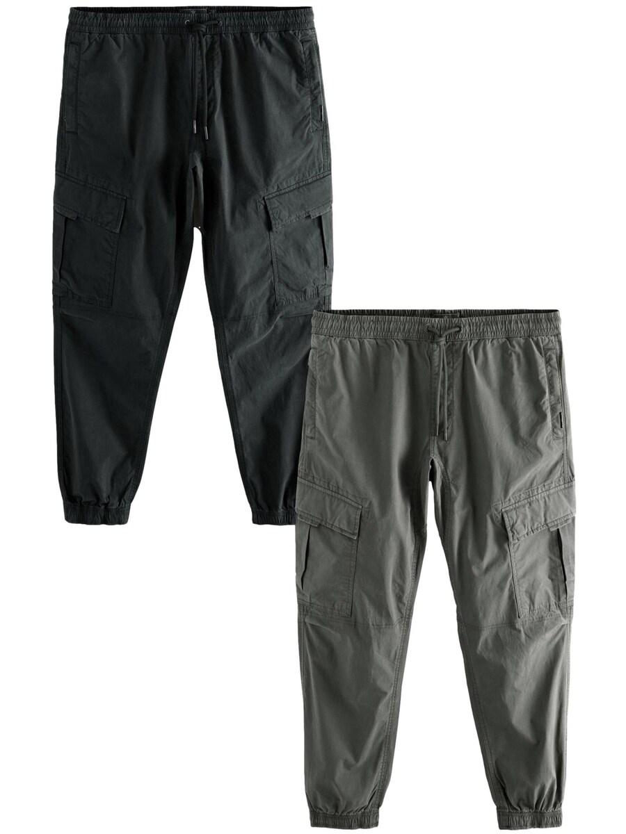 

Зауженные брюки-карго Next, цвет Dark grey/Black